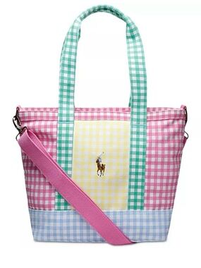 Ralph Lauren Pink Tote with Pastel Accents